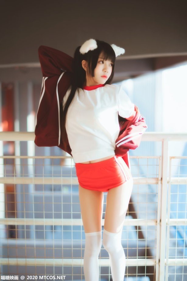 [喵糖映画]VOL.308 红色体操服 [44P/842MB]-萌图网