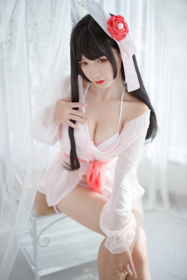 樱落酱w – 比叡睡衣[17P/83MB]