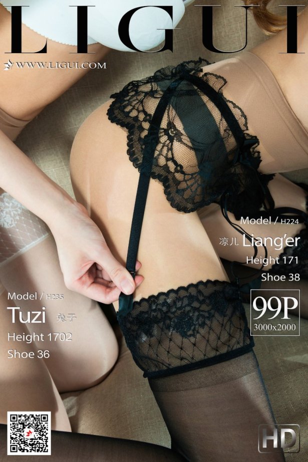 [Ligui丽柜] 2021.01.22《双生花-莲丝香品》凉儿&兔子 [98P/128MB]-萌图网