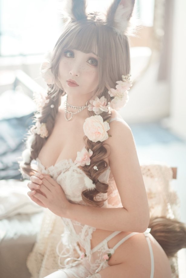 rioko凉凉子 – 花涧兔 [44P/8V/0.99GB]-萌图网