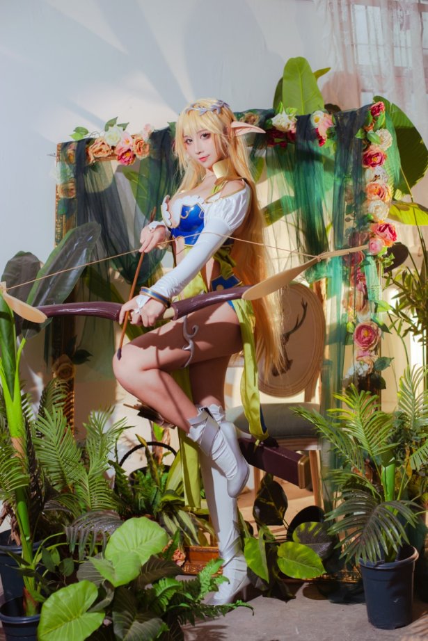Coser 九曲Jean - 精灵村 [74P/890MB]-萌图网