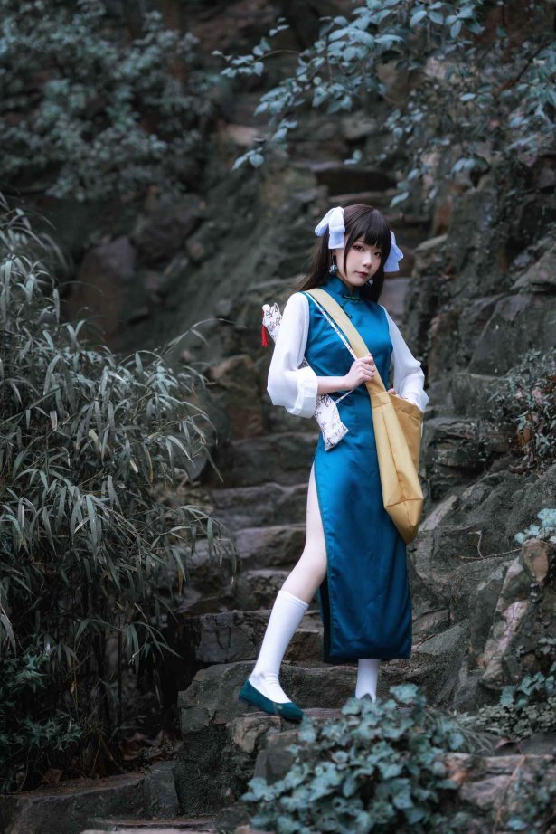 王胖胖u - 小道友旗袍[9P/150MB]-萌图网