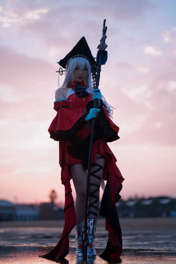 可爱人气Coser面饼仙儿 - 浊心斯卡蒂 [15P/166MB]-萌图网