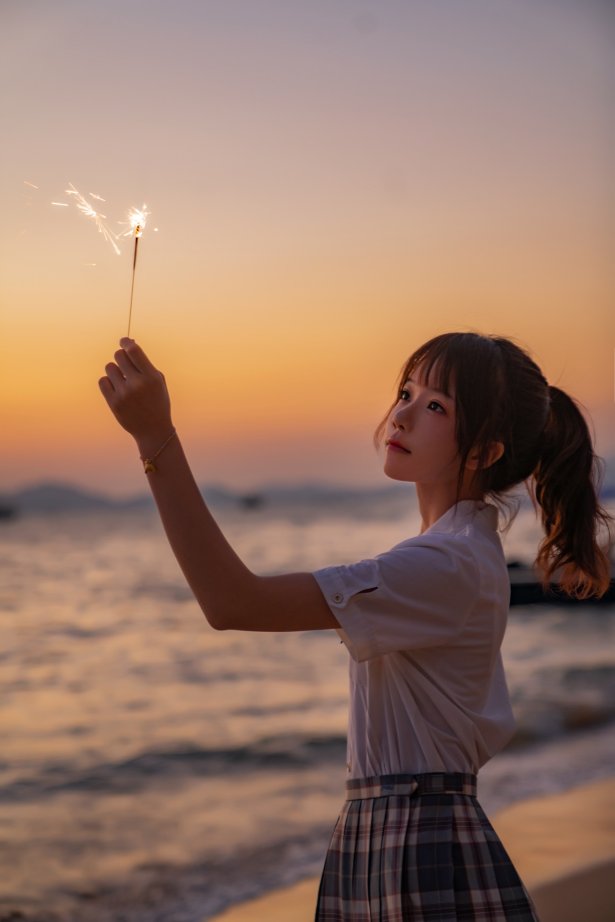 桜桃喵 - 逐海[17P/444MB]-萌图网