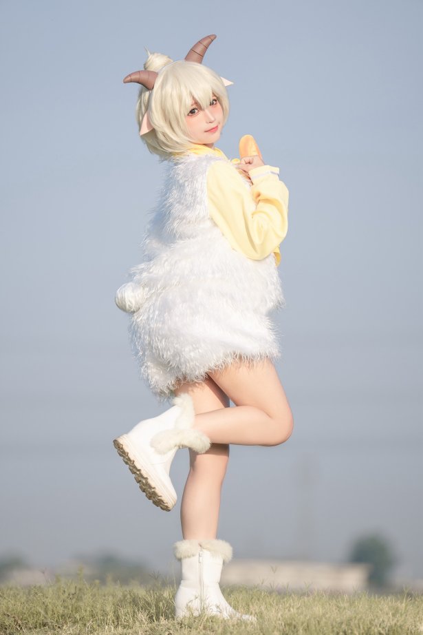 动漫博主蠢沫沫 - 懒羊羊 [20P/153MB]-萌图网