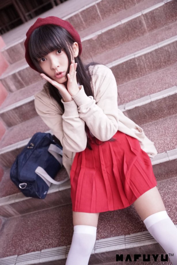 神楽板真冬 - JK白过膝系列套图[112P/1.24GB]-萌图网