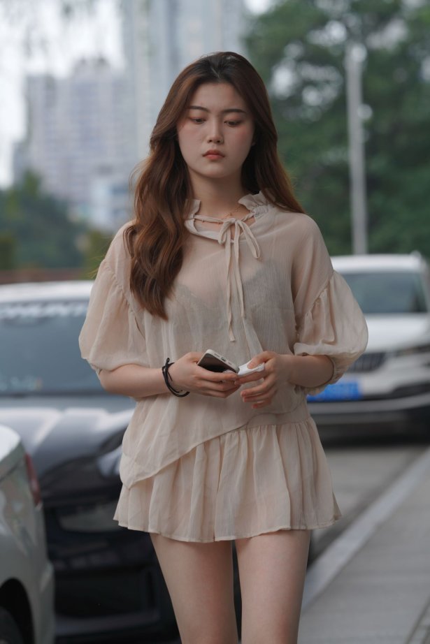 精选街拍 No.1310 薄纱连衣裙美女（2） [152P/183M]-萌图网