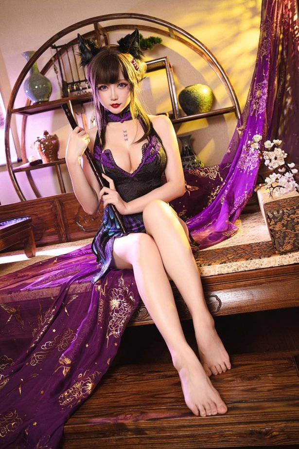 星之迟迟 - 蝴蝶旗袍[46P/218MB]-萌图网