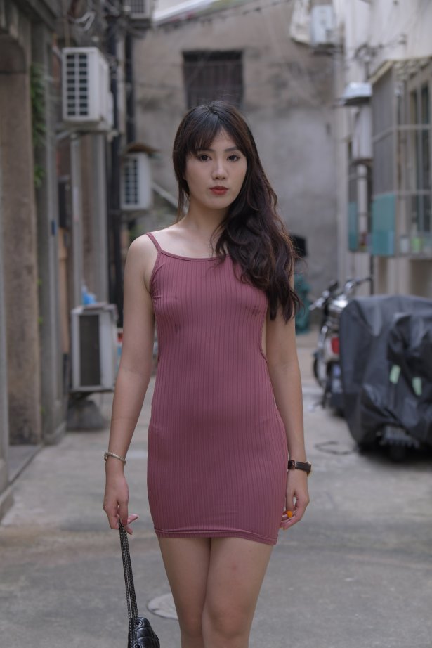 精选街拍作品 NO.1828 一只麋鹿摄影作品 - 褐色包臀裙美女[375P/438MB]-萌图网