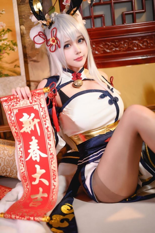 凛子酱 - 旗袍兔兔[21P/97MB]-萌图网