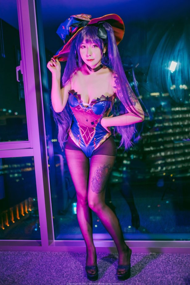 [BLUECAKE] NO.075 Sohee – Tasty Mona Christmas (Genshin Impact)[60P/293M]-萌图网