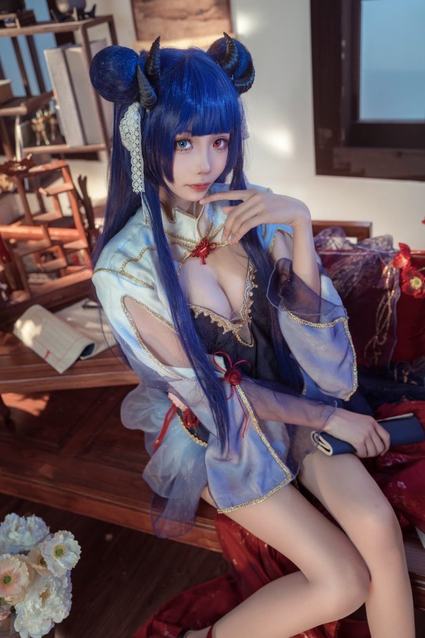 艾西aiwest - 碧蓝航线 伊吹 新年旗袍[35P/848MB]-萌图网