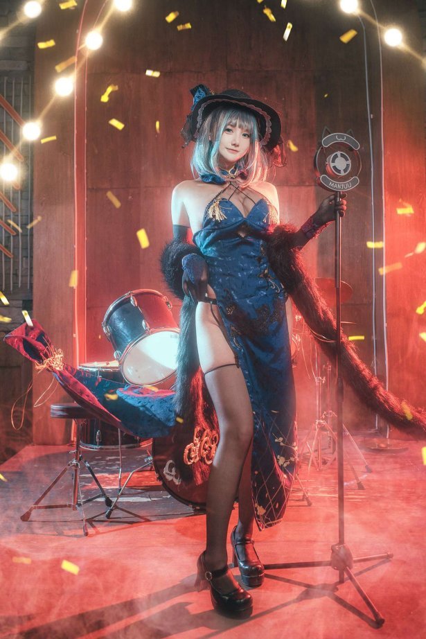 仙九Airi - 柴郡旗袍[22P/368MB]-萌图网