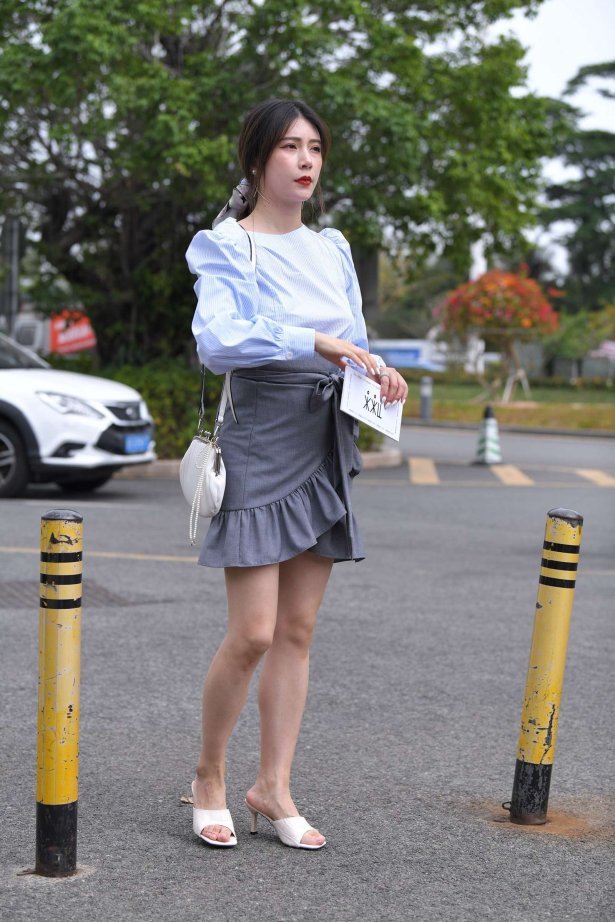 精选街拍作品 NO.2897 荷叶边半身裙[66P/164MB]-萌图网