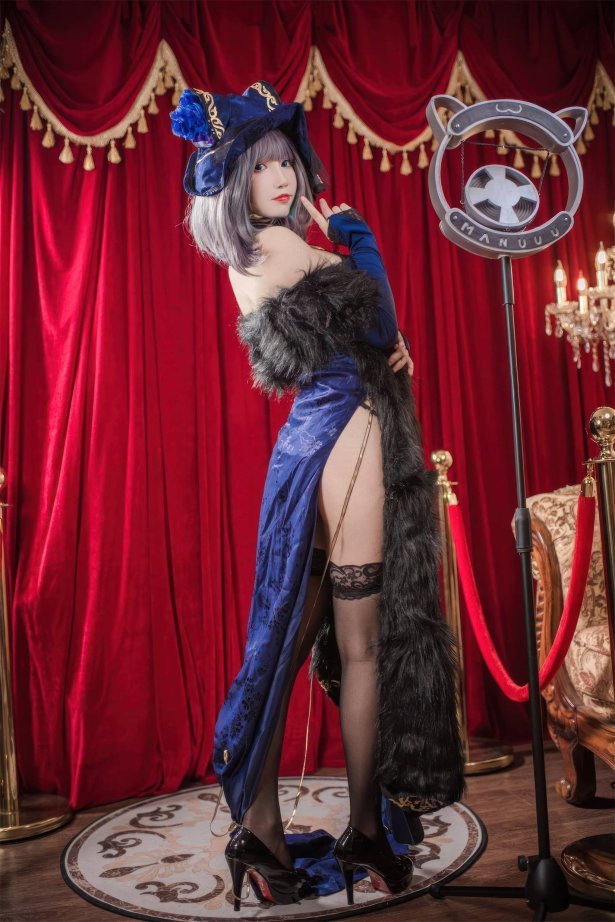 Coser衣衣 - 碧蓝航线 柴郡旗袍[57P/271MB]-萌图网