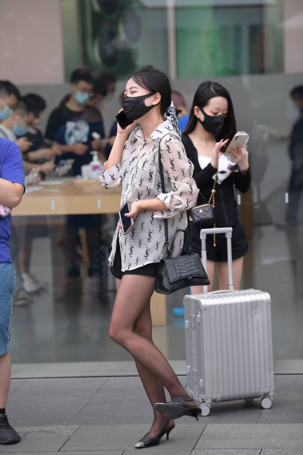 精选街拍作品 NO.5190 衬衫短裤黑色系[154P/347MB]-萌图网